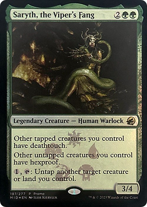 {R} Saryth, the Viper's Fang [Media Promos][PMEI 197]