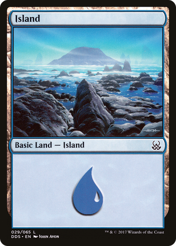 {B}[DDS 029] Island (29) [Duel Decks: Mind vs. Might]
