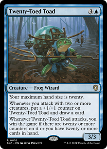 {R} Twenty-Toed Toad [Bloomburrow Commander][BLC 016]
