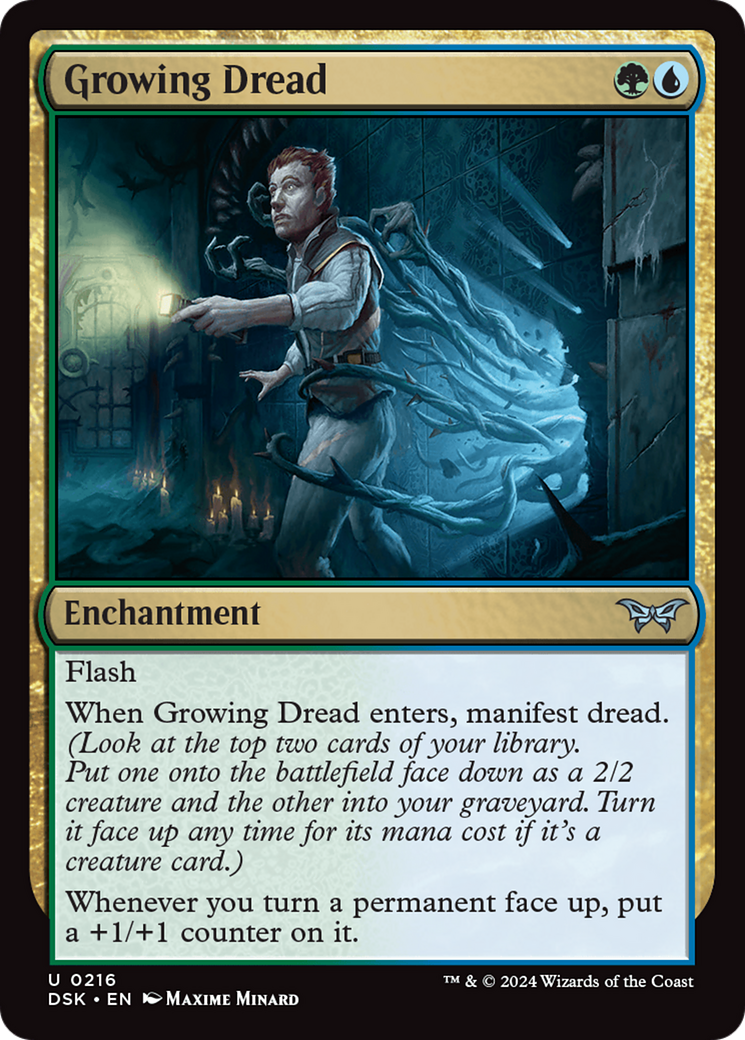 {@C} Growing Dread [Duskmourn: House of Horror][DSK 216]