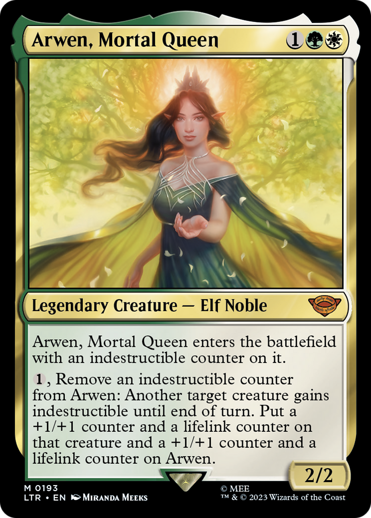 {R} Arwen, Mortal Queen [The Lord of the Rings: Tales of Middle-Earth][LTR 193]