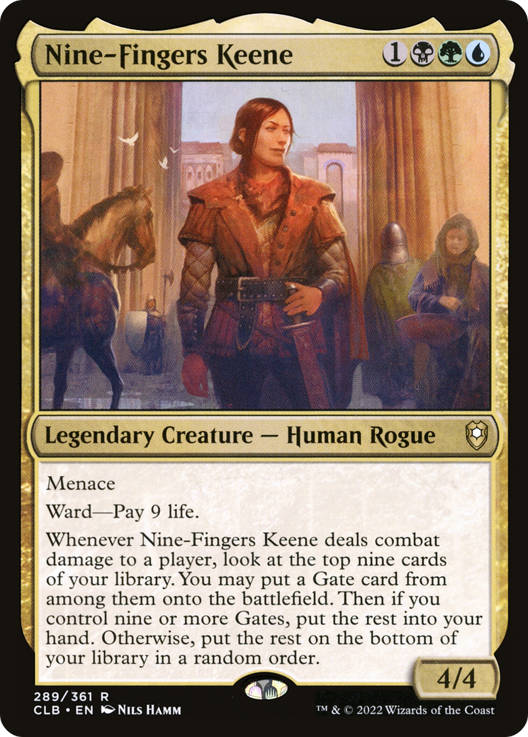 {R} Nine-Fingers Keene [Commander Legends: Battle for Baldur's Gate][CLB 289]