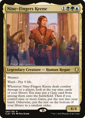 {R} Nine-Fingers Keene [Commander Legends: Battle for Baldur's Gate][CLB 289]