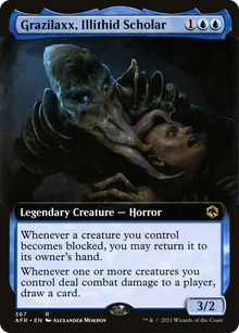 {R} Grazilaxx, Illithid Scholar (Extended Art) [Dungeons & Dragons: Adventures in the Forgotten Realms][AFR 367]