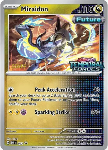 [PKM-R] Miraidon (092) (Stamped) (Staff) [Scarlet & Violet: Black Star Promos]