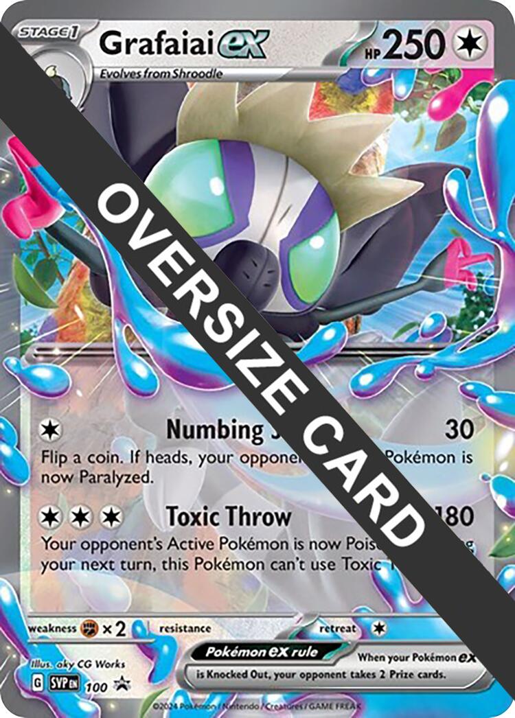 [JUM PKM-R] Grafaiai ex (100) (Jumbo Card) [Scarlet & Violet: Black Star Promos]
