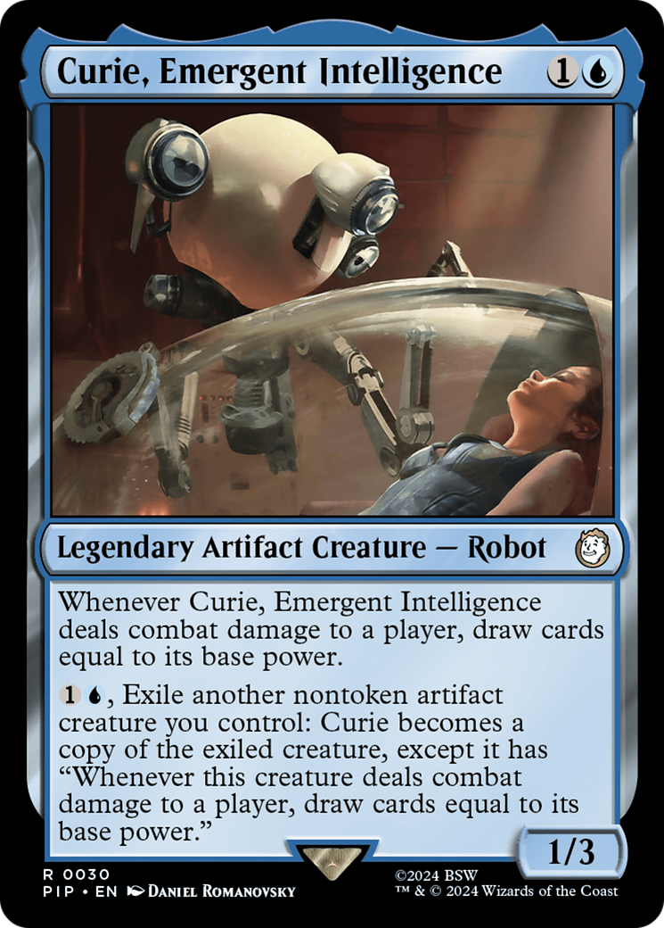 {R} Curie, Emergent Intelligence [Fallout][PIP 030]
