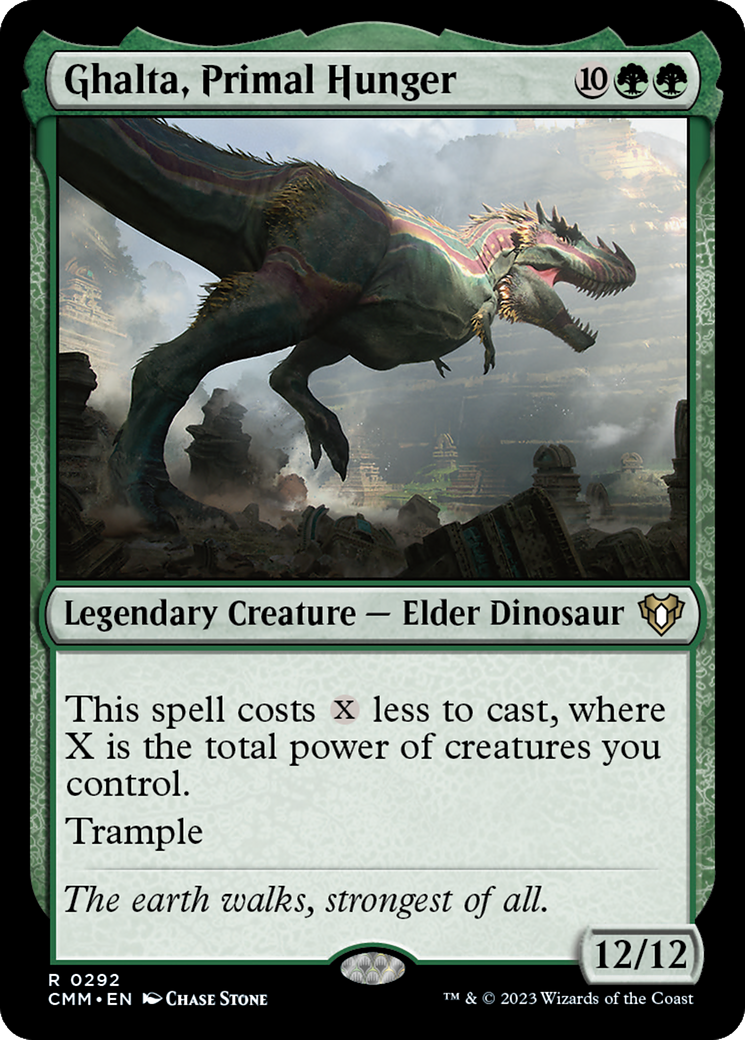{R} Ghalta, Primal Hunger [Commander Masters][CMM 292]