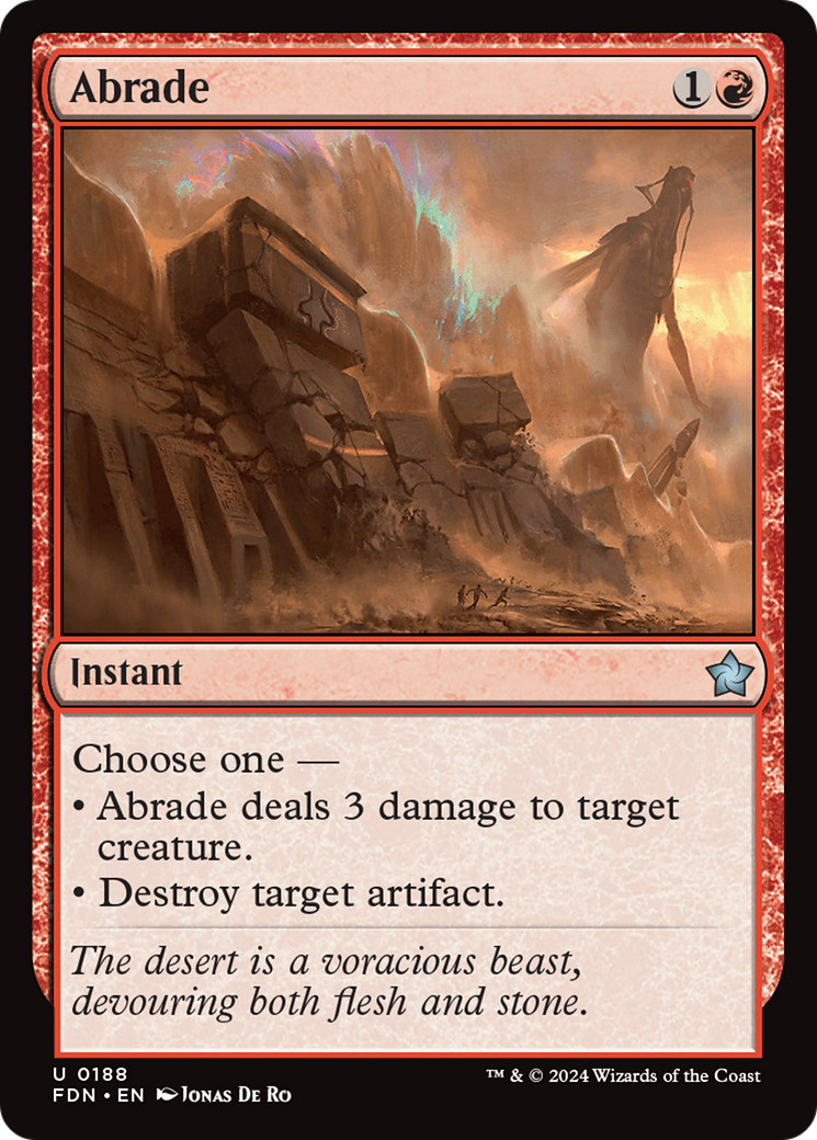 {@C} Abrade [Foundations][FDN 188]