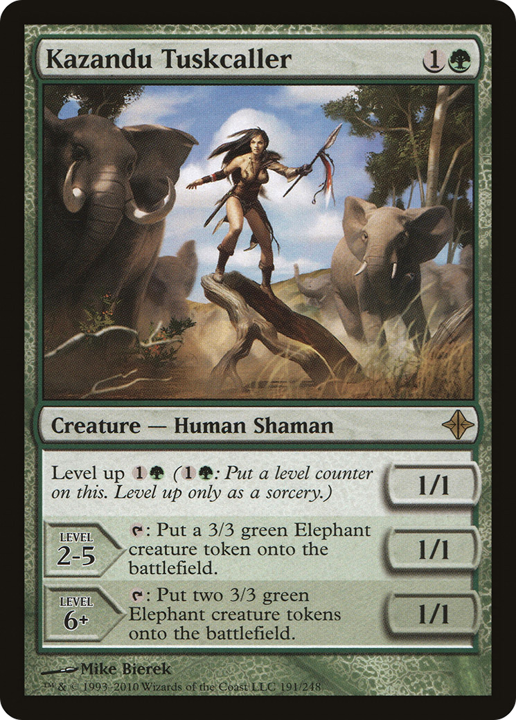 {R} Kazandu Tuskcaller [Rise of the Eldrazi][ROE 191]