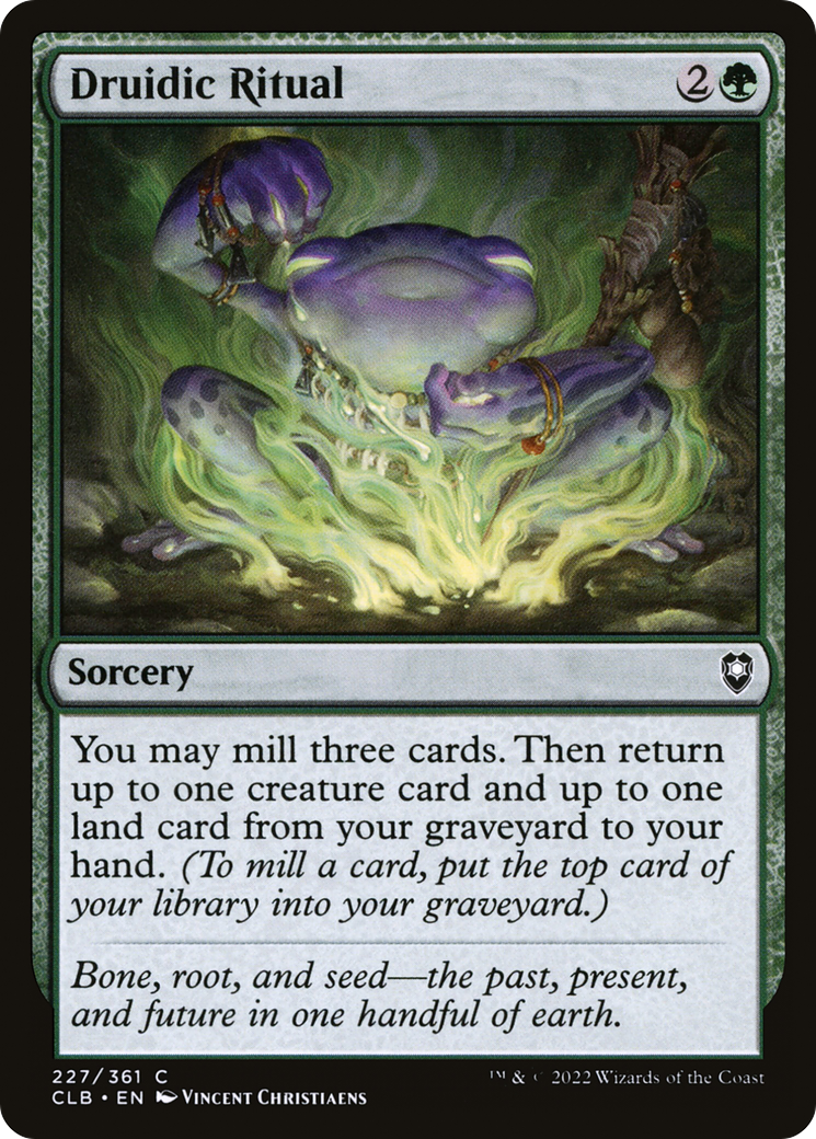 {C} Druidic Ritual [Commander Legends: Battle for Baldur's Gate][CLB 227]