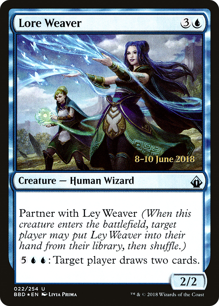 {C} Lore Weaver [Battlebond Prerelease Promos][PR BBD 022]