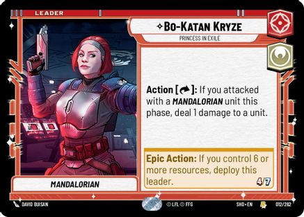 {SW-LD}Bo-Katan Kryze - Princess in Exile (012/262) [Shadows of the Galaxy]