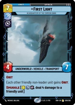 {SW-R}First Light - Headquarters of the Crimson Dawn (036/262) [Shadows of the Galaxy]