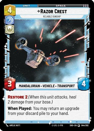 {SW-R}Razor Crest - Reliable Gunship (044/262) [Shadows of the Galaxy]