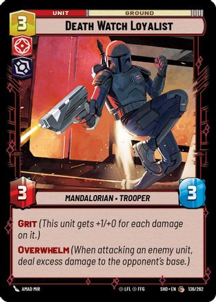 {SW-C}Death Watch Loyalist (136/262) [Shadows of the Galaxy]