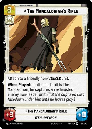 {SW-R}The Mandalorian's Rifle (251/262) [Shadows of the Galaxy]