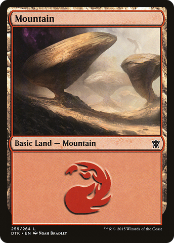 {B}[DTK 259] Mountain (259) [Dragons of Tarkir]