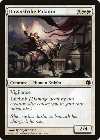 {C} Dawnstrike Paladin [Duel Decks: Heroes vs. Monsters][DDL 014]