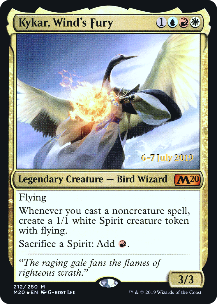 {R} Kykar, Wind's Fury [Core Set 2020 Prerelease Promos][PR M20 212]