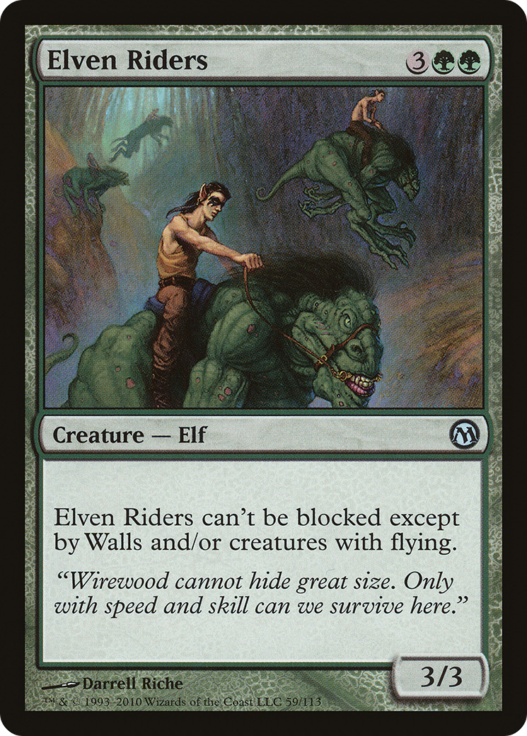{C} Elven Riders [Duels of the Planeswalkers][DPA 059]