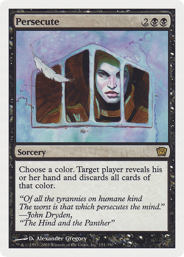 Persecute [9ED 151]  Foil