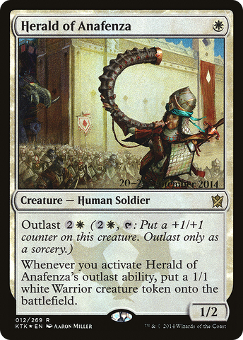 {R} Herald of Anafenza [Khans of Tarkir Prerelease Promos][PR KTK 012]