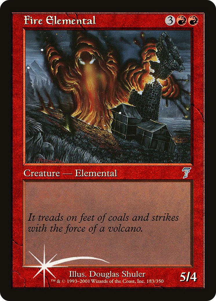 {C} Fire Elemental [Seventh Edition][7ED 183]