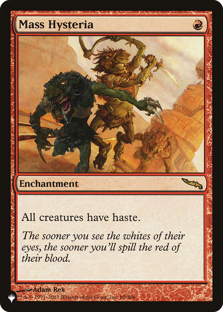 Mass Hysteria [LIST 99/306]