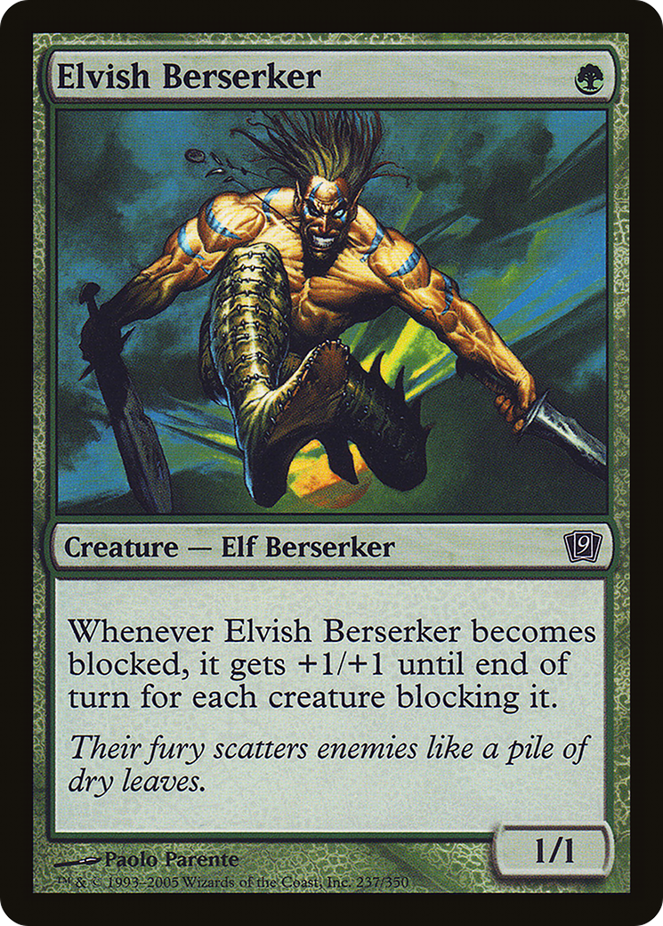 {C} Elvish Berserker [Ninth Edition][9ED 237]