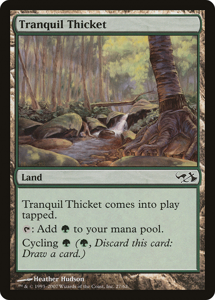 {C} Tranquil Thicket [Duel Decks: Elves vs. Goblins][DDA 027]