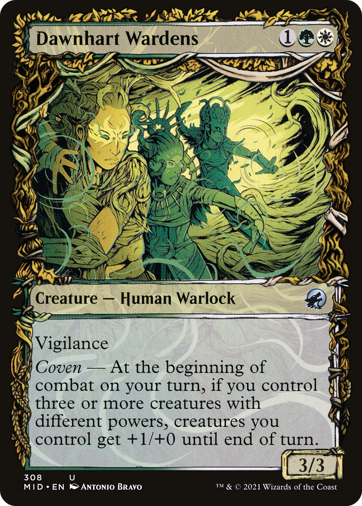 {C} Dawnhart Wardens (Showcase Equinox) [Innistrad: Midnight Hunt][MID 308]