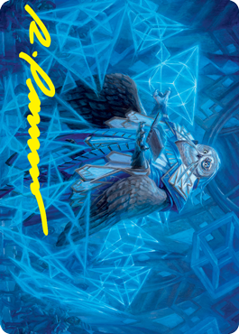 {A} Imbraham, Dean of Theory Art Card (Gold-Stamped Signature) [Strixhaven: School of Mages Art Series][GS ASTX 052]