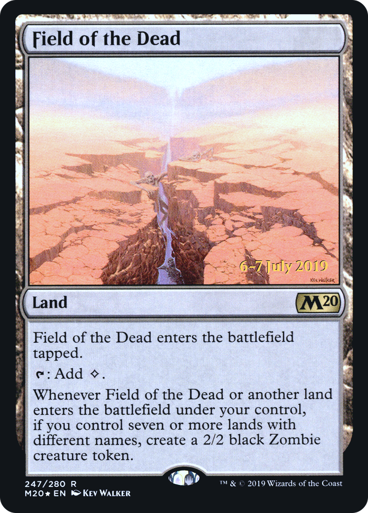{R} Field of the Dead [Core Set 2020 Prerelease Promos][PR M20 247]