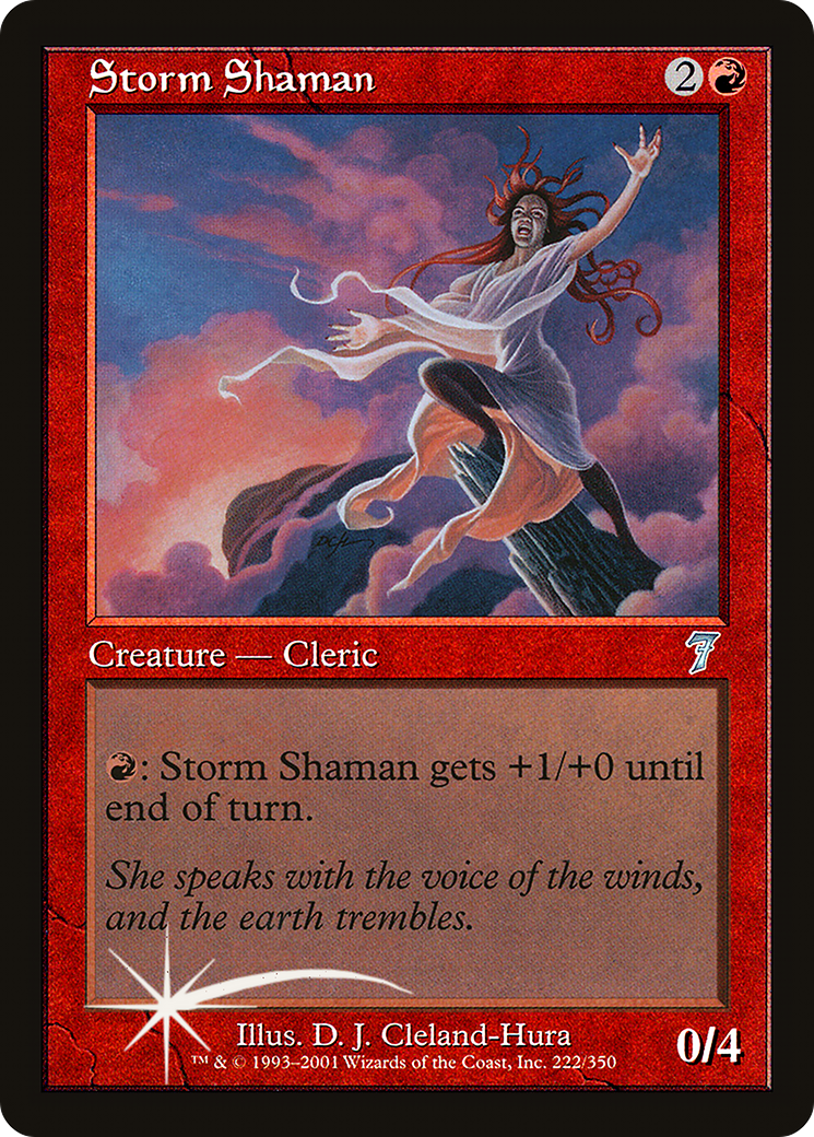 {C} Storm Shaman [Seventh Edition][7ED 222]
