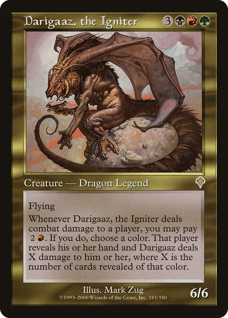 {R} Darigaaz, the Igniter [Invasion][INV 243] - Misty Mountain Games