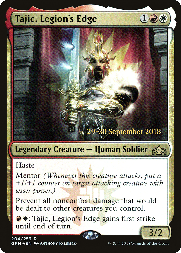 {R} Tajic, Legion's Edge [Guilds of Ravnica Prerelease Promos][PR GRN 204]