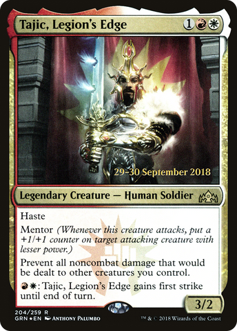 {R} Tajic, Legion's Edge [Guilds of Ravnica Prerelease Promos][PR GRN 204]