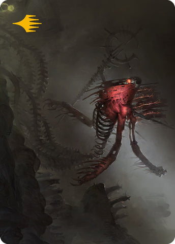 {A} Drivnod, Carnage Dominus Art Card (Gold-Stamped Signature) [Phyrexia: All Will Be One Art Series][GS AONE 020]