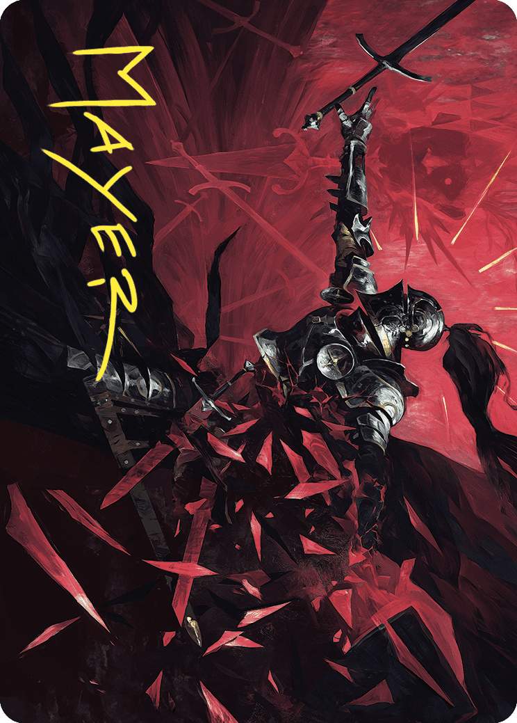 {A} Shatter the Oath Art Card (Gold-Stamped Signature) [Wilds of Eldraine Art Series][GS AWOE 014]