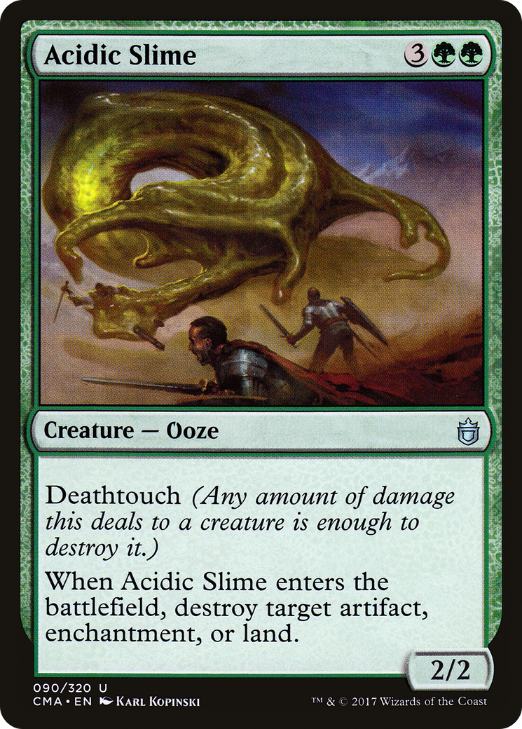{C} Acidic Slime [Commander Anthology][CMA 090]