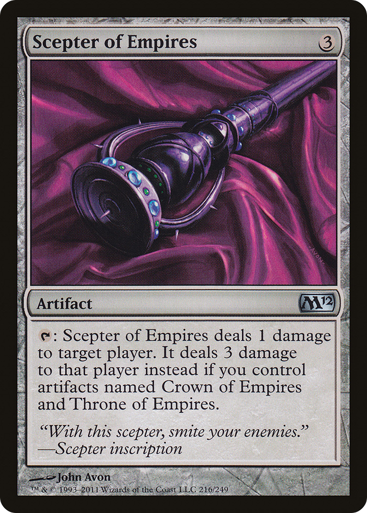 {C} Scepter of Empires [Magic 2012][M12 216] - Misty Mountain Games