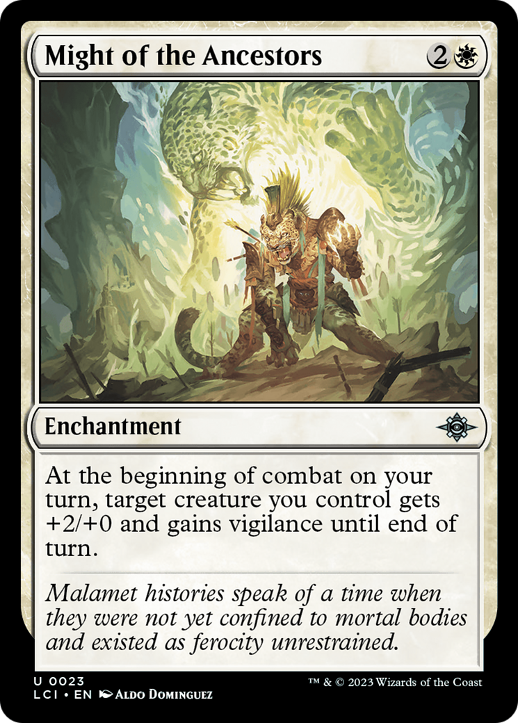 {@C} Might of the Ancestors [The Lost Caverns of Ixalan][LCI 023]