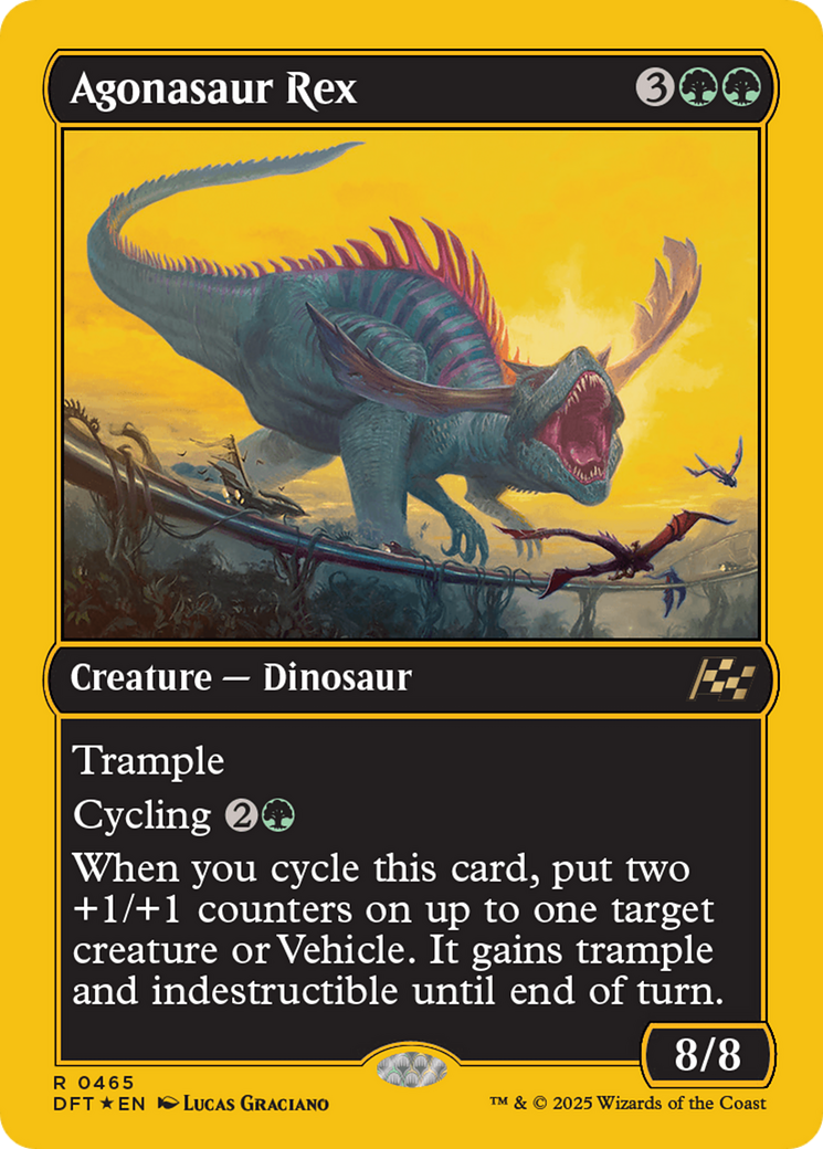 {@R} Agonasaur Rex (First-Place Foil) [Aetherdrift][DFT 465]