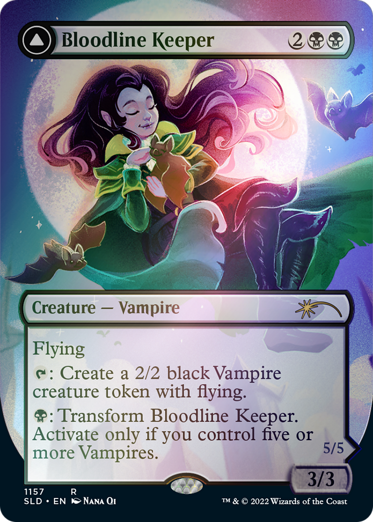 {R} Bloodline Keeper // Lord of Lineage (Borderless) [Secret Lair: From Cute to Brute][SLD 1157]