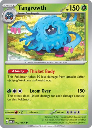 [PKM] Tangrowth (002/167) [Scarlet & Violet: Twilight Masquerade]