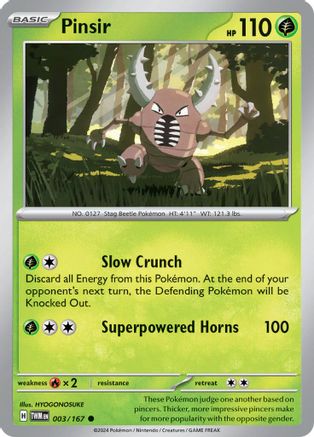 [PKM] Pinsir (003/167) [Scarlet & Violet: Twilight Masquerade]