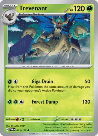 [PKM] Trevenant (013/167) [Scarlet & Violet: Twilight Masquerade]