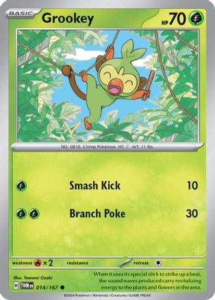 [PKM] Grookey (014/167) [Scarlet & Violet: Twilight Masquerade]