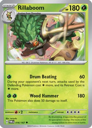 [PKM] Rillaboom (016/167) [Scarlet & Violet: Twilight Masquerade]